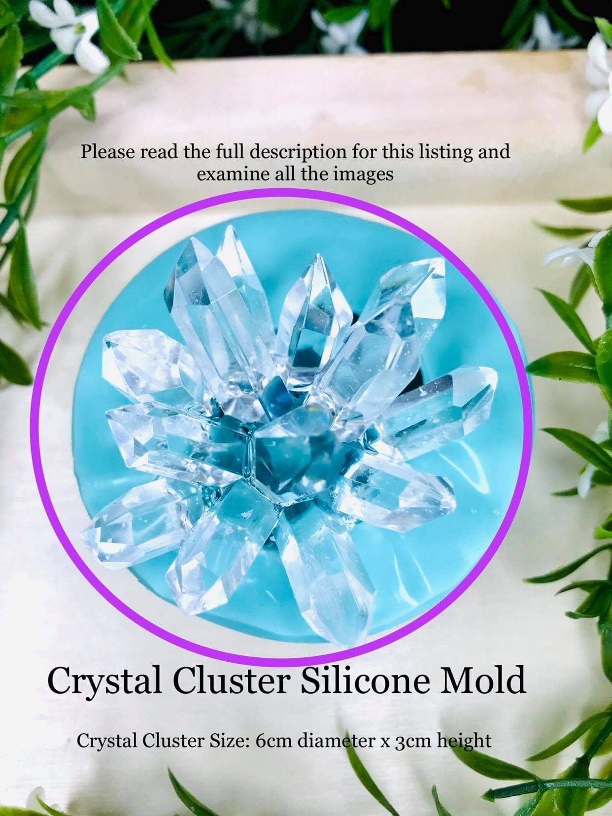 Crystal Cluster Silicone Mold