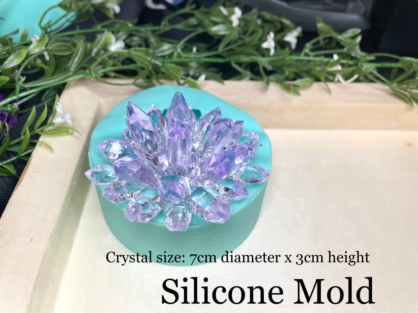 Crystal Cluster silicone mold || Resin crystal molds || geode crystal mold || high quality silicone moulds ||