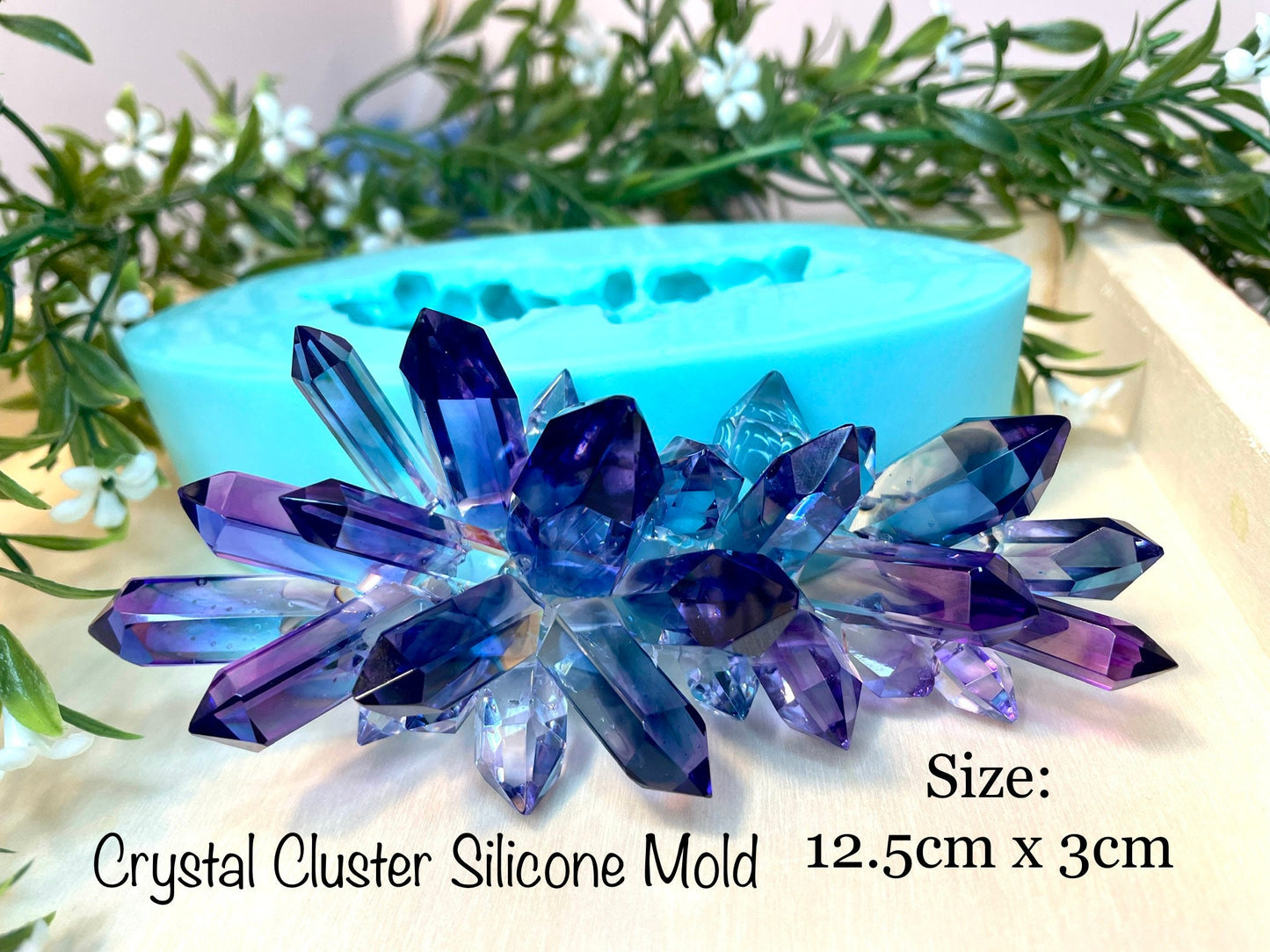 Crystal Silicone Mold, Resin Crystal Mold, Classique Mold, Mold# 125