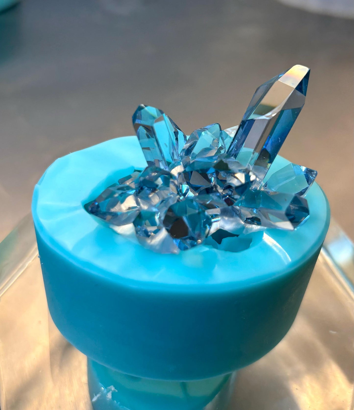 Shiny Crystal Cluster Silicone Mold, Classique Mold 240, Resin Crystal Mold