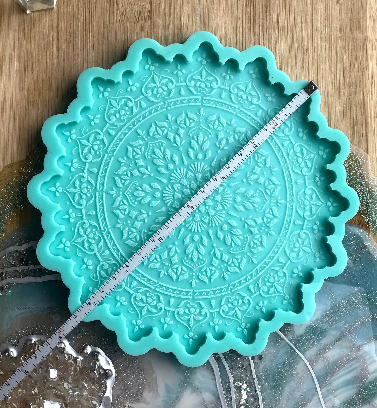 7 inch Mandala Silicone Mold || Silicone Mandala Mold for Resin Art || High Quality Silicone Mould