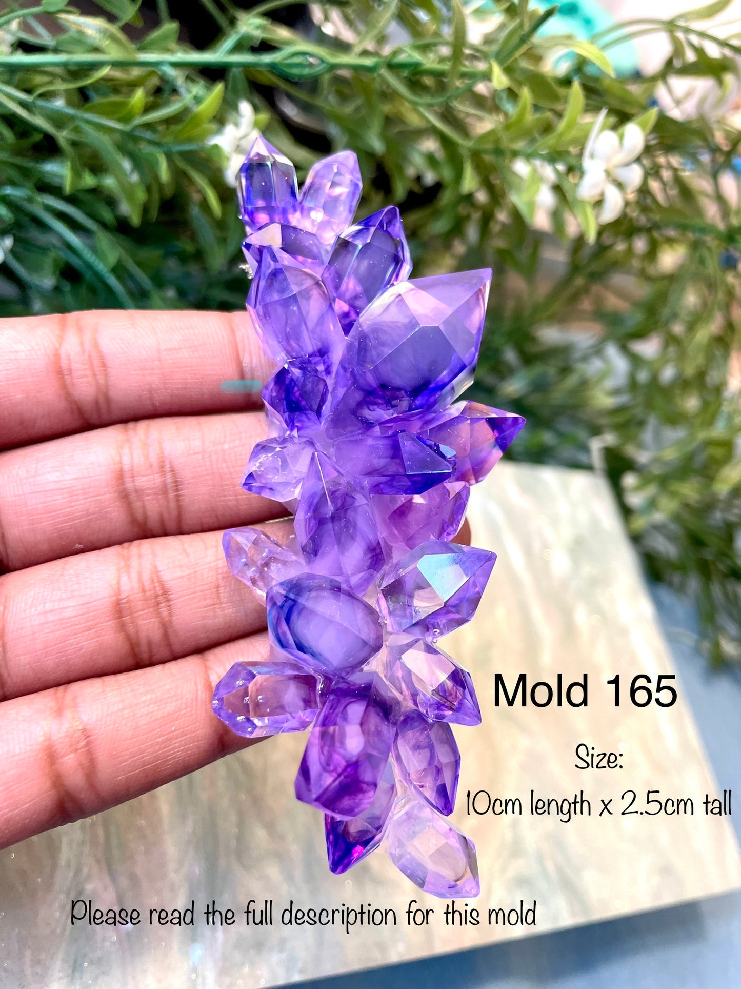 Crystal Cluster Silicone Mold, Crystal Mold, Resin Crystal Mold, Classique Mold 165
