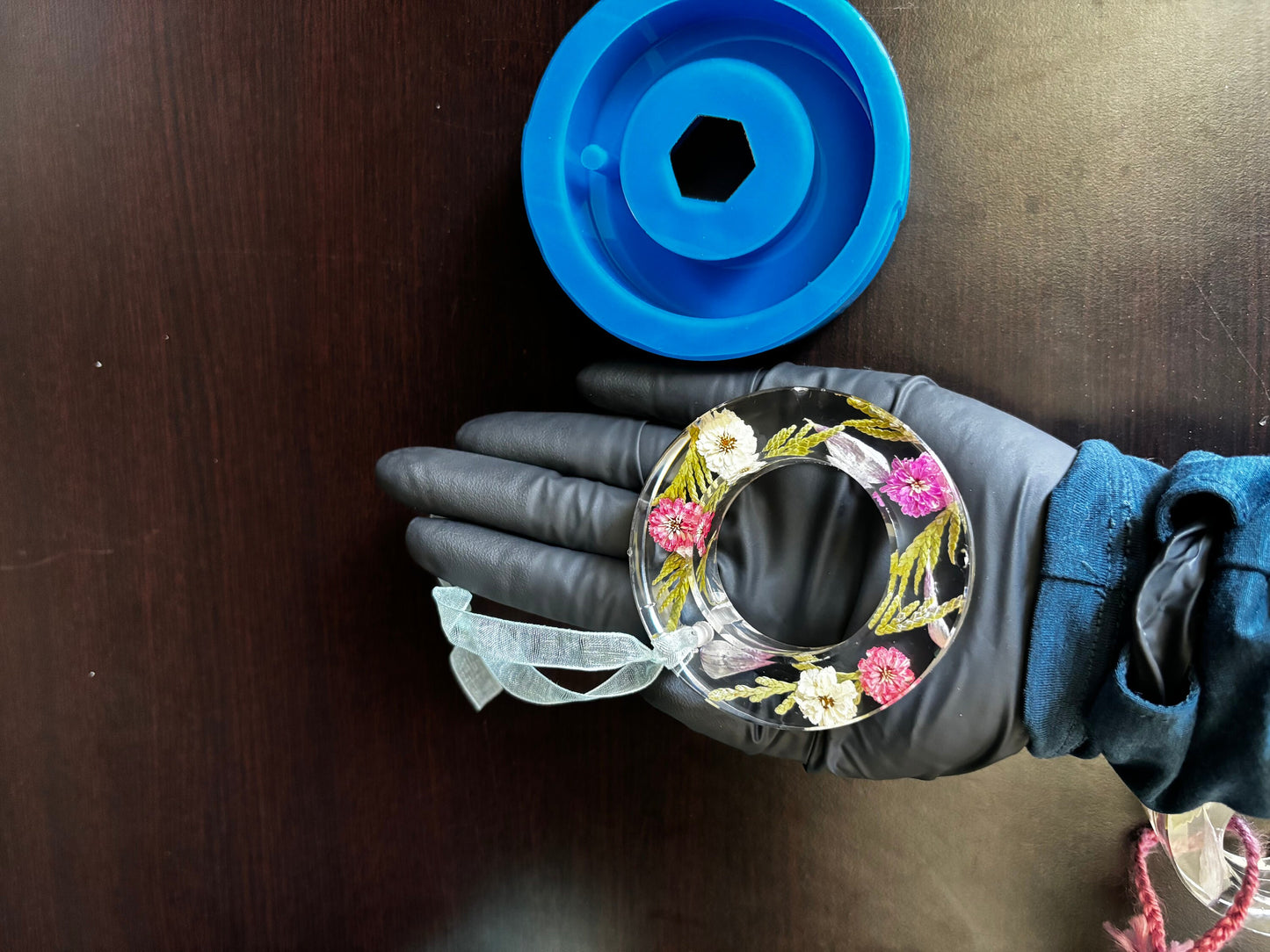 MOLD 215, Ornament Silicone Mold || Donut Shape Silicone Mold || Resin Silicone moulds || Deep casting Molds