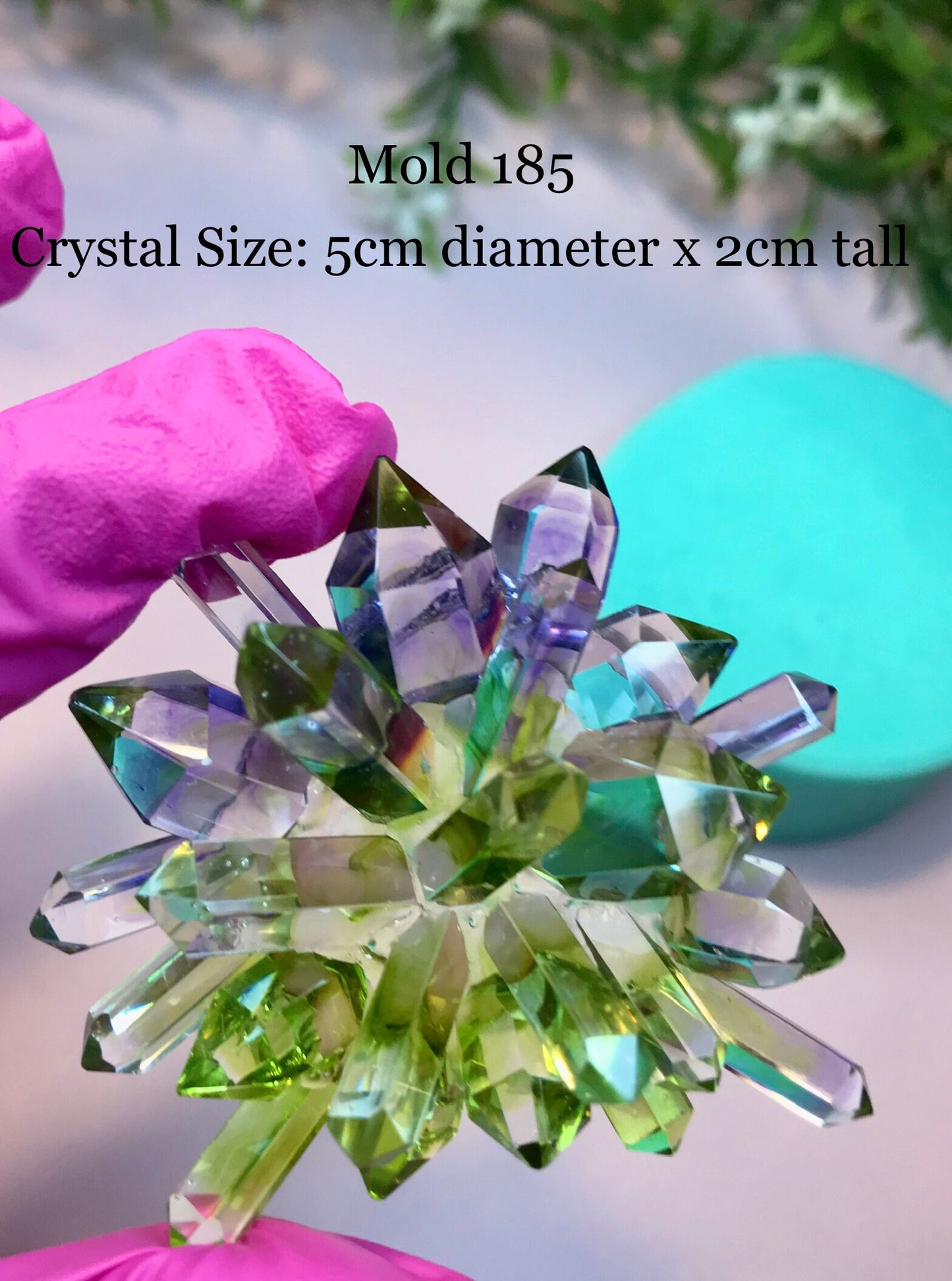 Mold 185, Crystal Cluster Silicone Mold || Crystal silicone mold|| Resin Silicone moulds