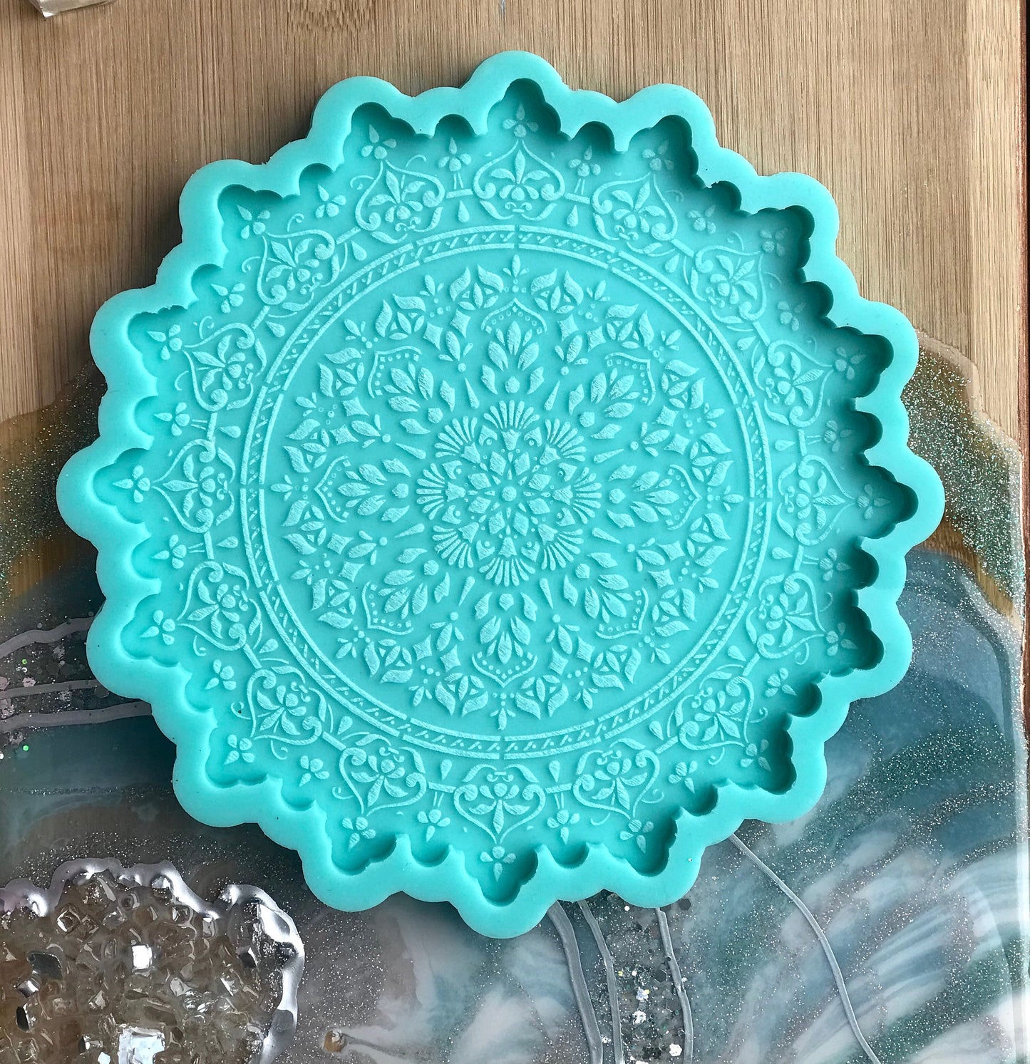 7 inch Mandala Silicone Mold || Silicone Mandala Mold for Resin Art || High Quality Silicone Mould