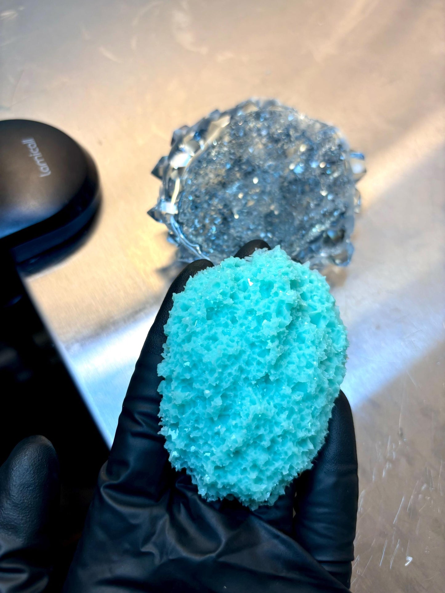 Crystal Druzy mold, Druzy silicone insert, Crystal Cluster Mold, Classique Mold 235, Resin Crystal Mold