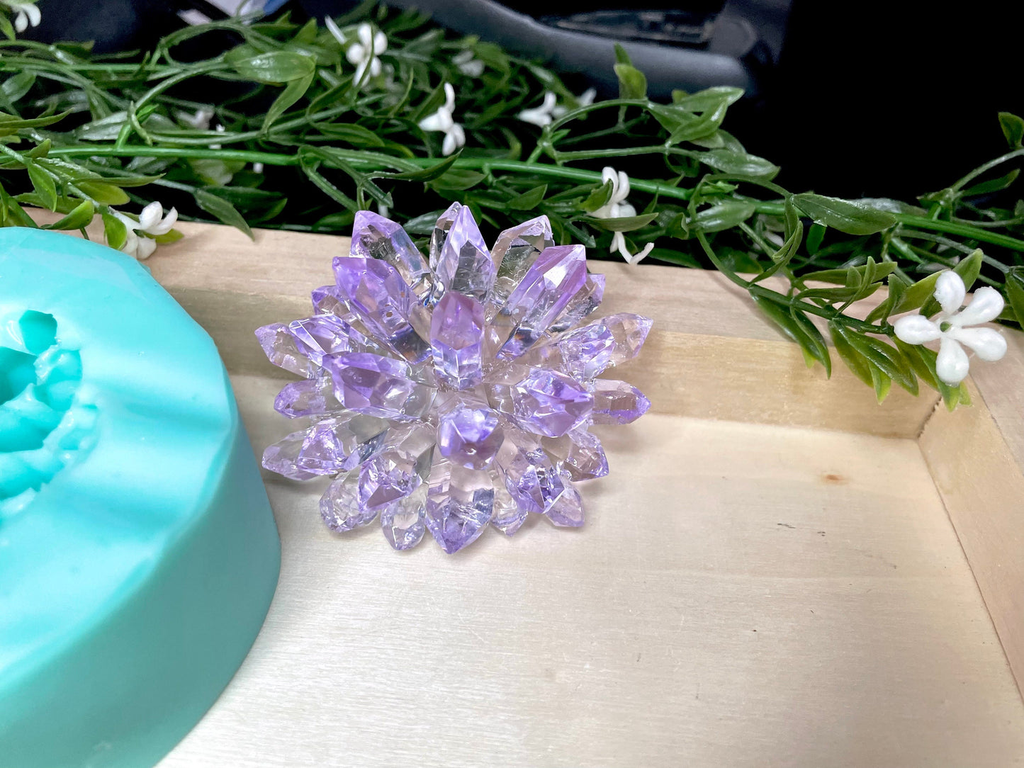 Crystal Cluster silicone mold || Resin crystal molds || geode crystal mold || high quality silicone moulds ||