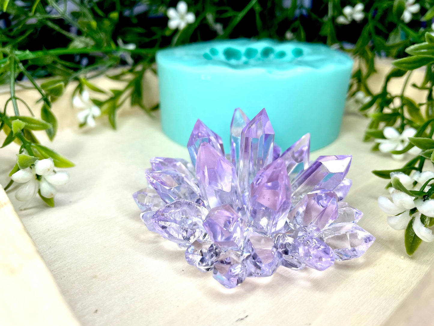 Crystal Cluster silicone mold || Resin crystal molds || geode crystal mold || high quality silicone moulds ||