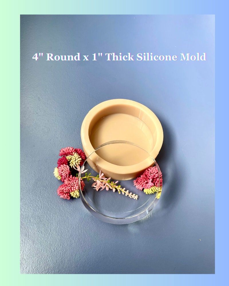 4" Round Coaster Mold