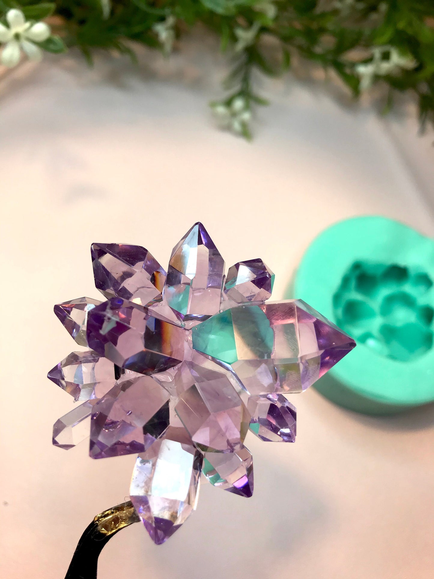 Mold 190, Crystal Cluster Silicone Mold || Crystal silicone mold|| Resin Silicone moulds