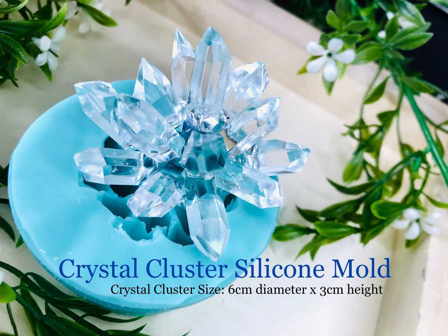 Crystal Cluster Silicone Mold