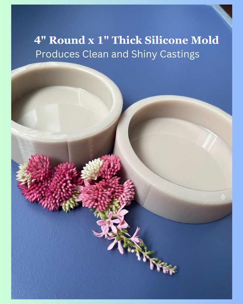 4" Round Coaster Mold