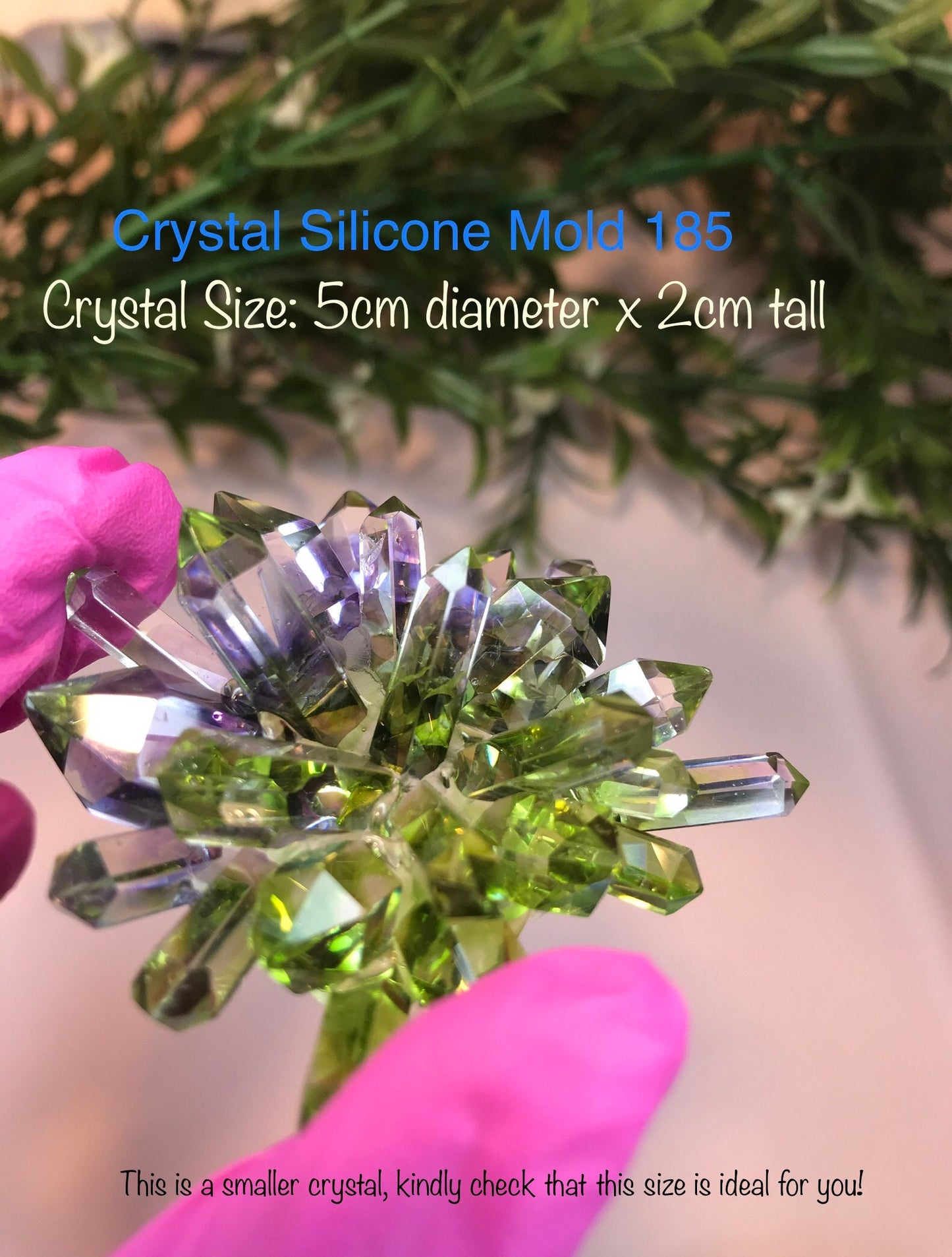 Mold 185, Crystal Cluster Silicone Mold || Crystal silicone mold|| Resin Silicone moulds