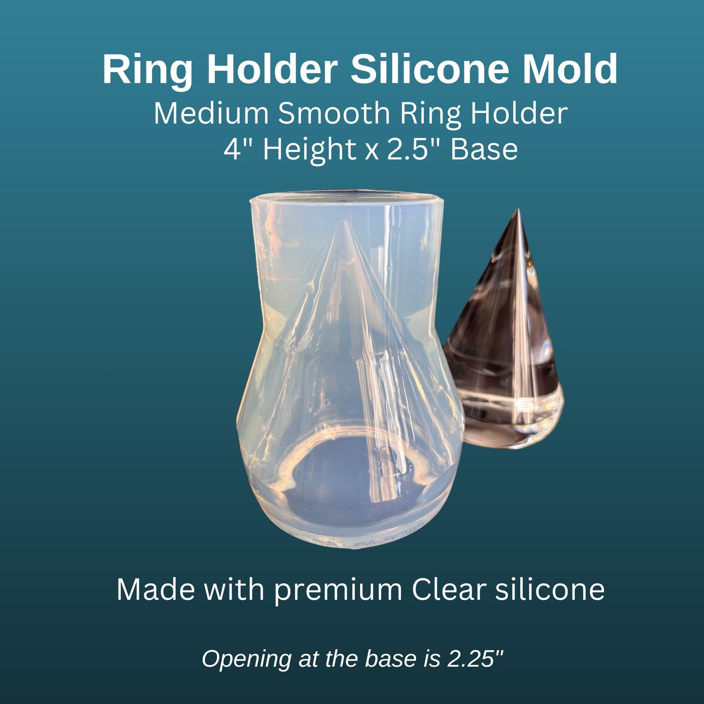 Medium Cone Ring Holder Mold