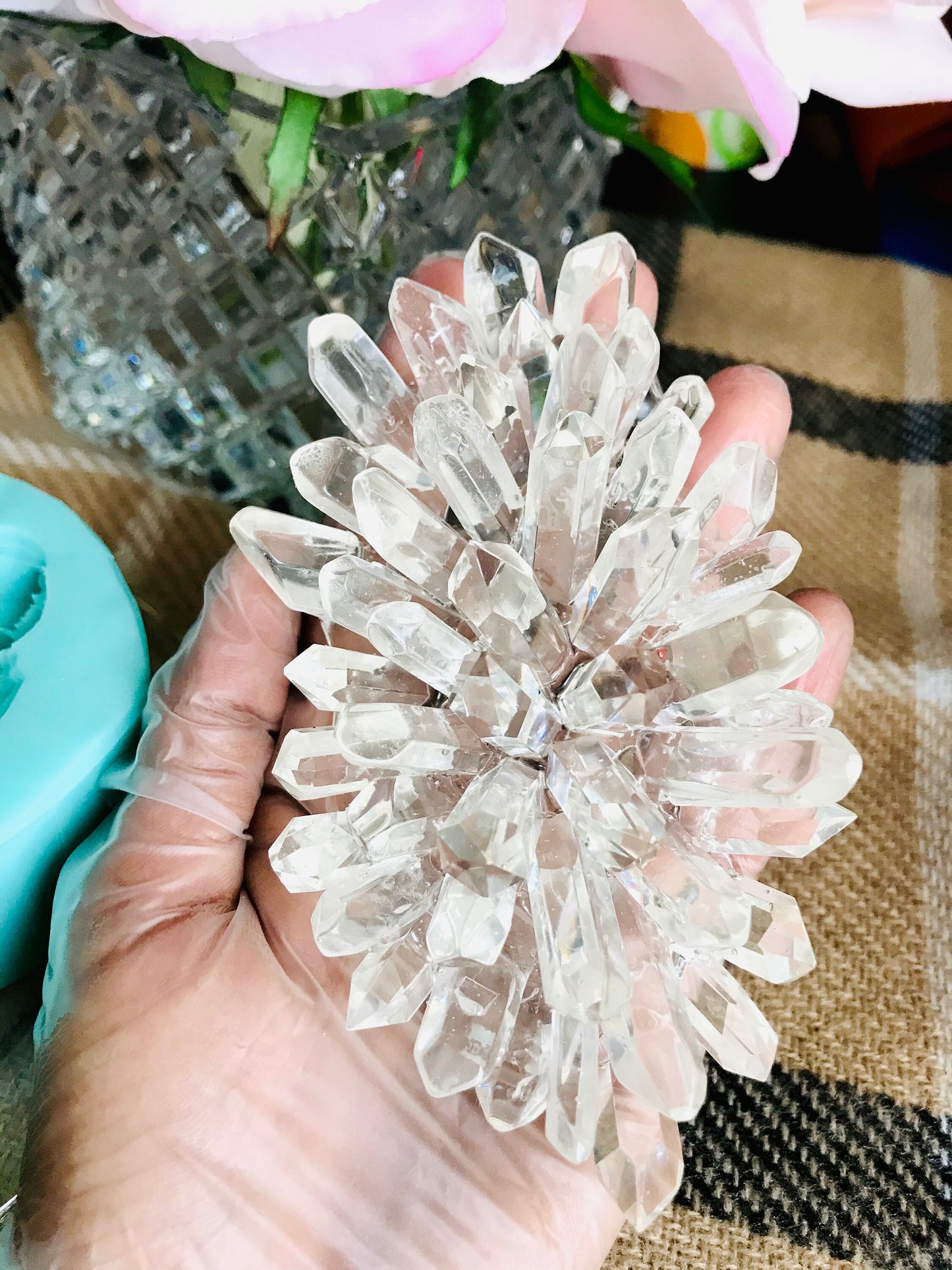 Extra Large Crystal Cluster Resin Silicone Mold