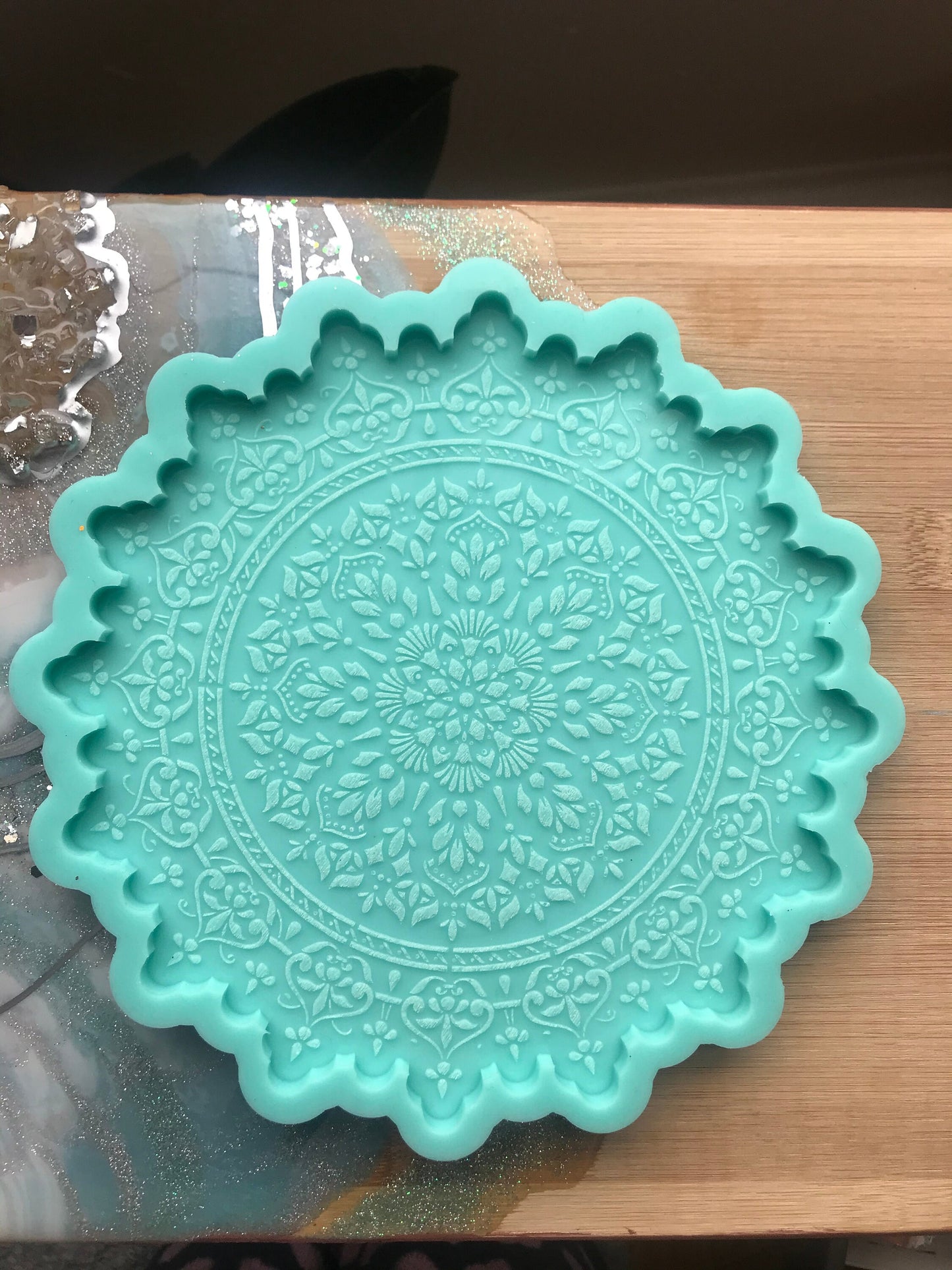 7 inch Mandala Silicone Mold || Silicone Mandala Mold for Resin Art || High Quality Silicone Mould