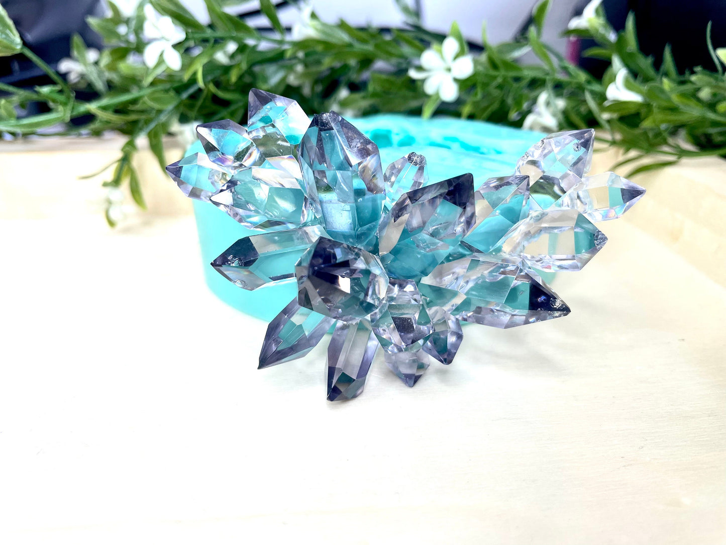 New Luxury High Quality Crystal Silicone Mold || Crystal Cluster Silicone Mold || Geode Crystal Cluster Mold