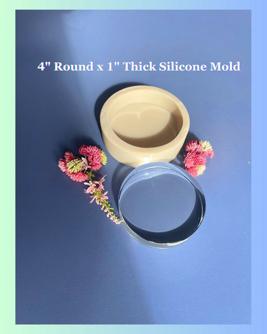 4" Round Coaster Mold