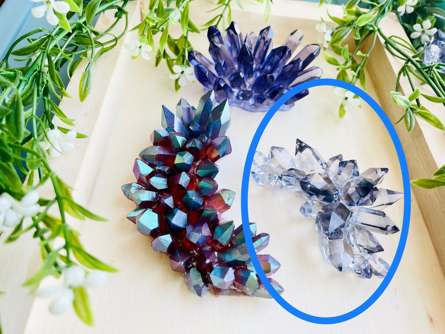 New Luxury High Quality Crystal Silicone Mold || Crystal Cluster Silicone Mold || Geode Crystal Cluster Mold