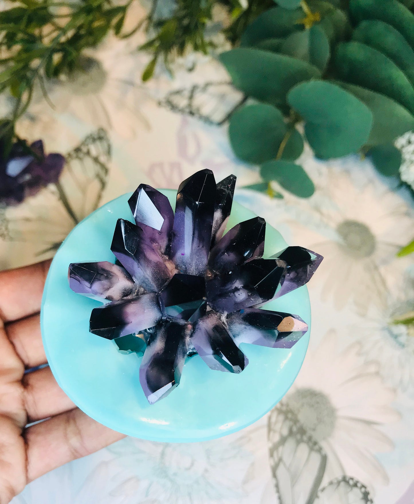 Crystal Cluster Silicone Mold