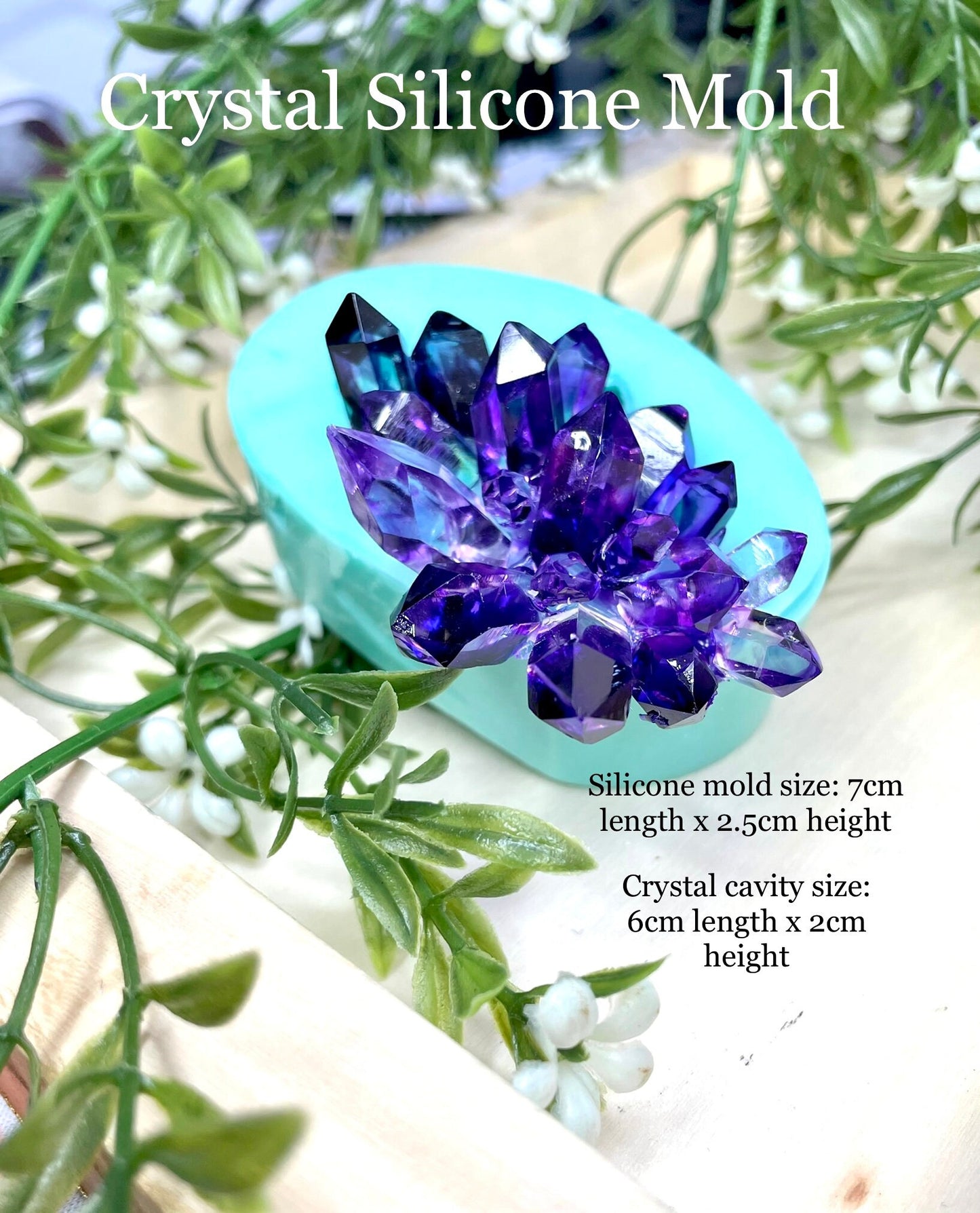 Resin Crystal Mold || Crystal Cluster Silicone Mold || Crystal Silicone Mold || Resin Silicone Moulds