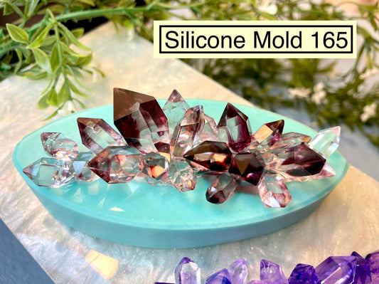 Crystal Cluster Silicone Mold, Crystal Mold, Resin Crystal Mold, Classique Mold 165