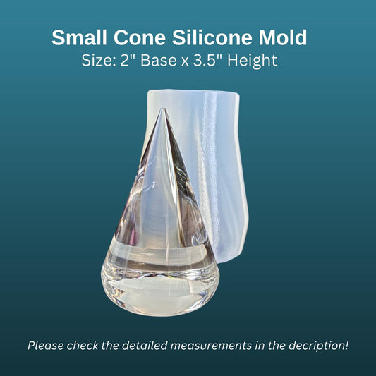 Smooth Rounded Cone Ring Holder Mold (Small)