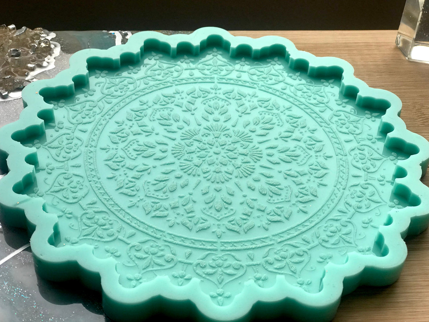 7 inch Mandala Silicone Mold || Silicone Mandala Mold for Resin Art || High Quality Silicone Mould