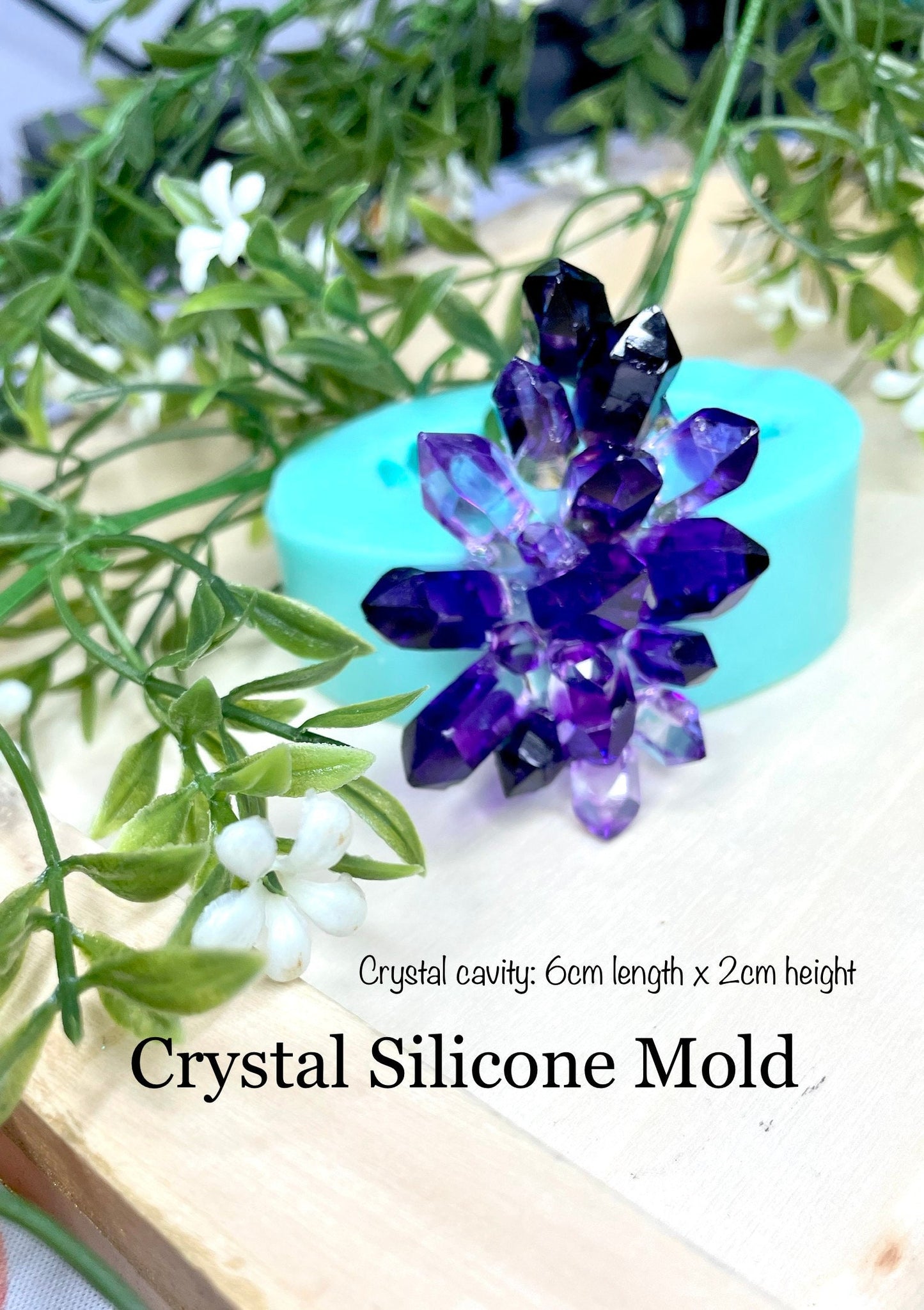 Resin Crystal Mold || Crystal Cluster Silicone Mold || Crystal Silicone Mold || Resin Silicone Moulds