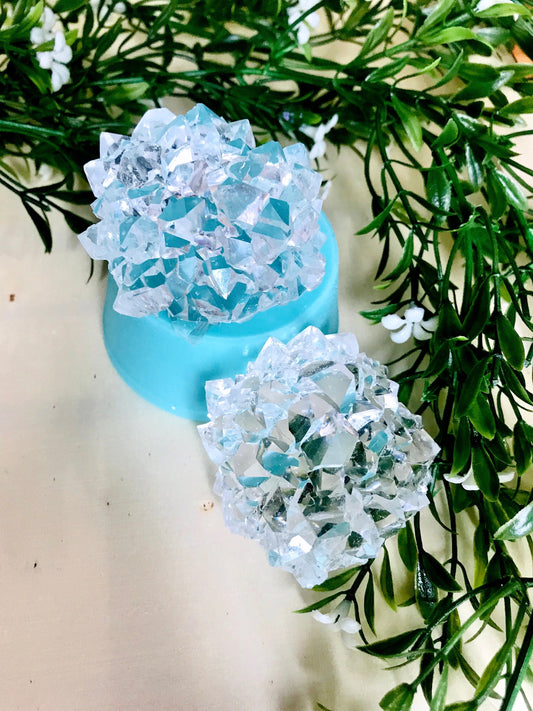 Crystal Cluster Silicone Mold || Candle Crystal Cluster Mold || Crystal Cluster Silicone Mold || Crystal Mold ||