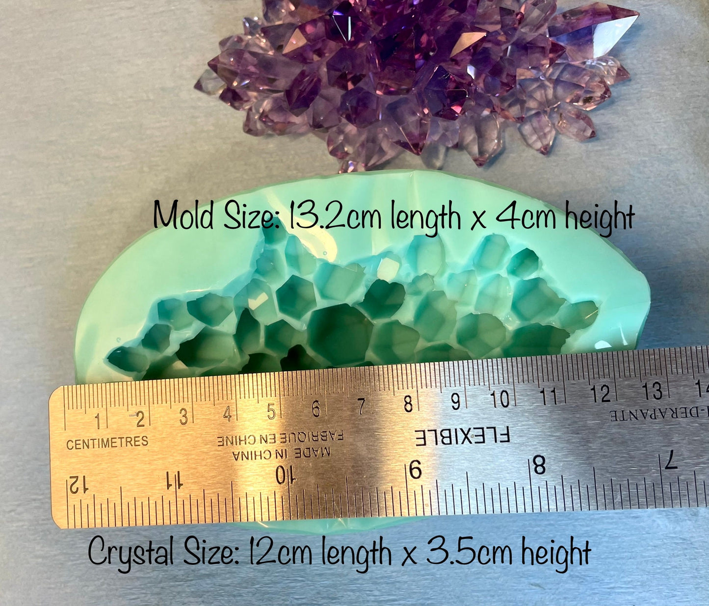Crystal Cluster Silicone Mold || Crystal silicone mold|| Resin Silicone mould|| Mold 145