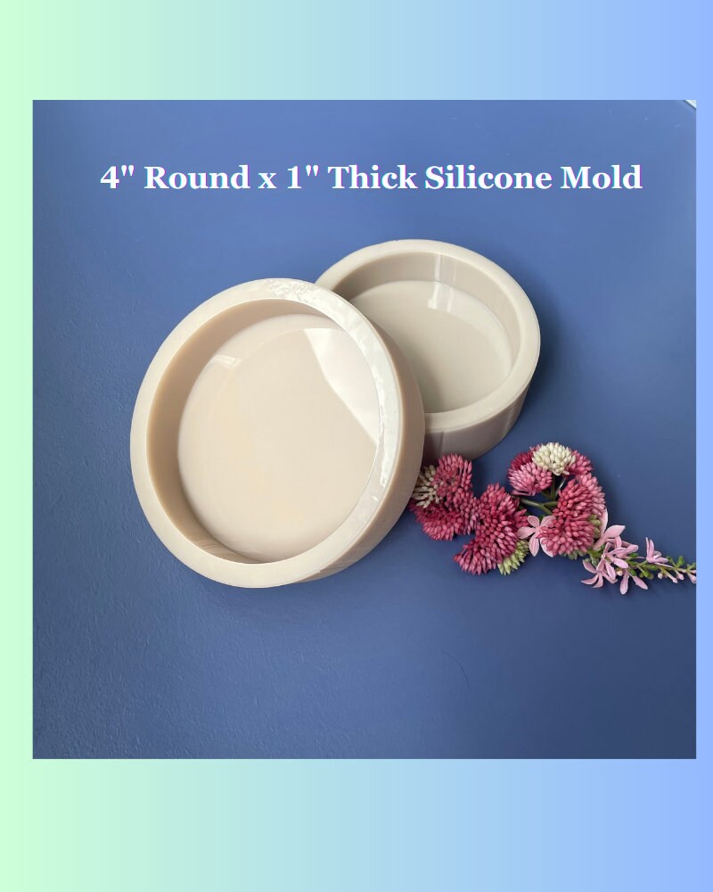 4" Round Coaster Mold
