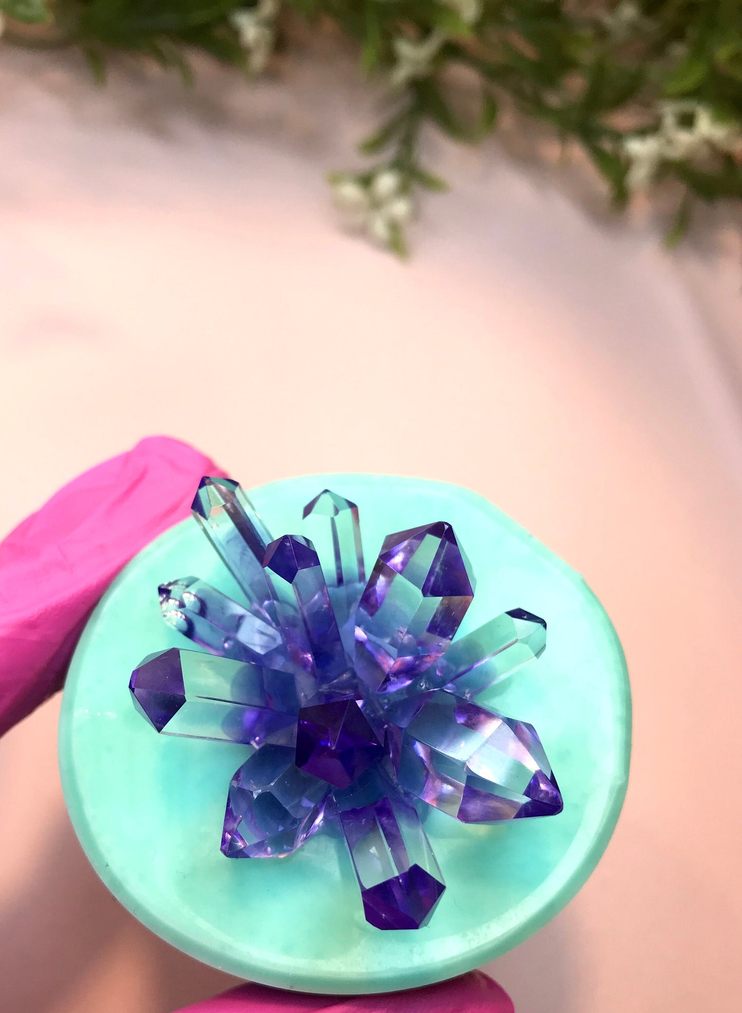 Mold 195, Crystal Cluster Silicone Mold || Crystal silicone mold|| Resin Silicone moulds