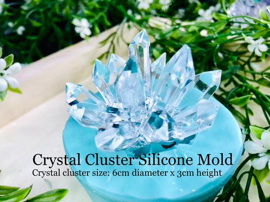Crystal Cluster Silicone Mold
