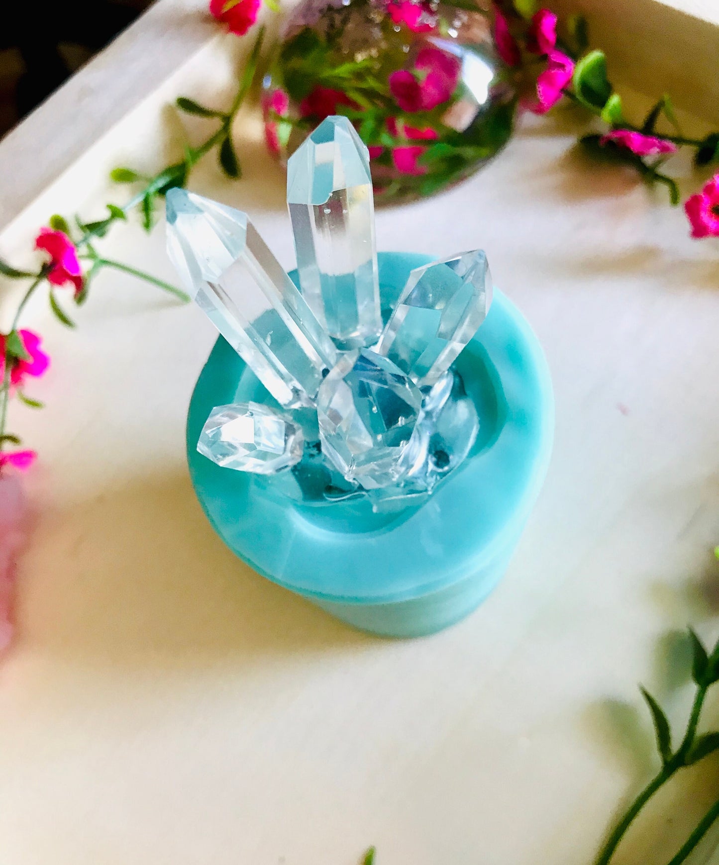 Crystal Cluster Silicone Mold || Crystal silicone mold|| Resin Silicone moulds