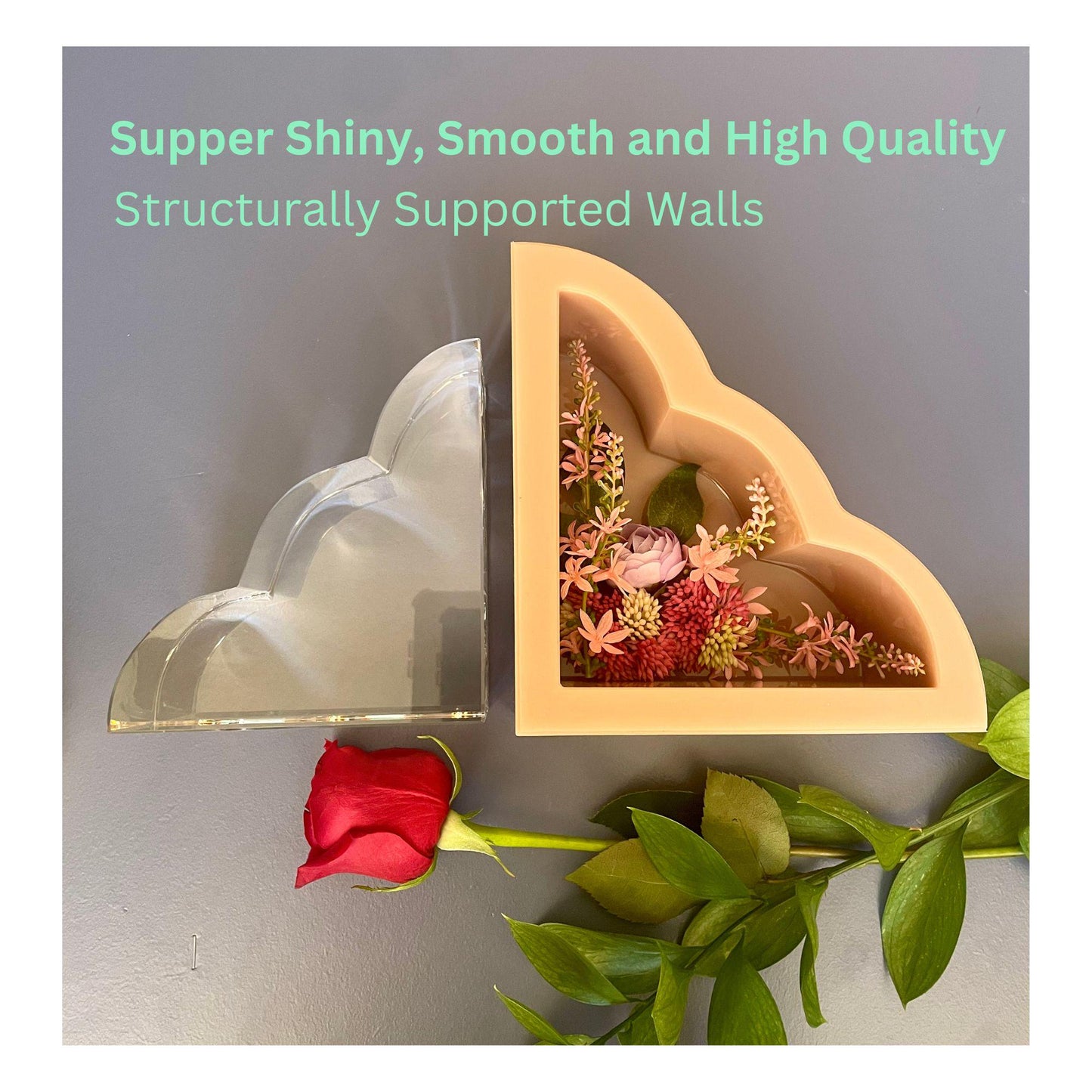 Arched Silicone Molds for Resin, Resin Preservation Bookend Molds, Curved Bookend Molds, Deep Resin Molds, Concrete Mold