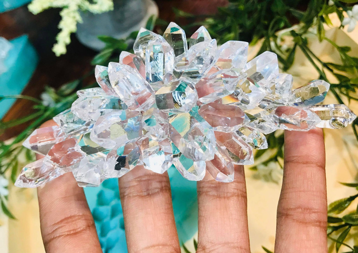 Crystal Cluster Silicone Mold, Classique Mold, Geode Crystal Cluster Mold, Glossy Long Silicone Mold