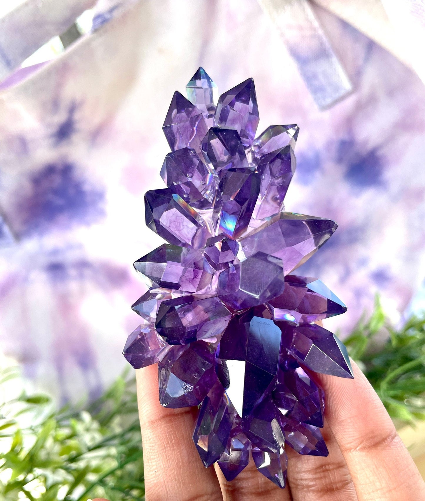 Resin Crystal Silicone Mold || Crystal Cluster Silicone Mold || Crystal Mold || Classique Molds# 105 ||