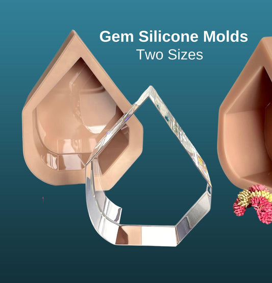 Gem Deep casting mold, Large Silicone, High quality silicone, Professional Shiny molds, Deep Casting Molds