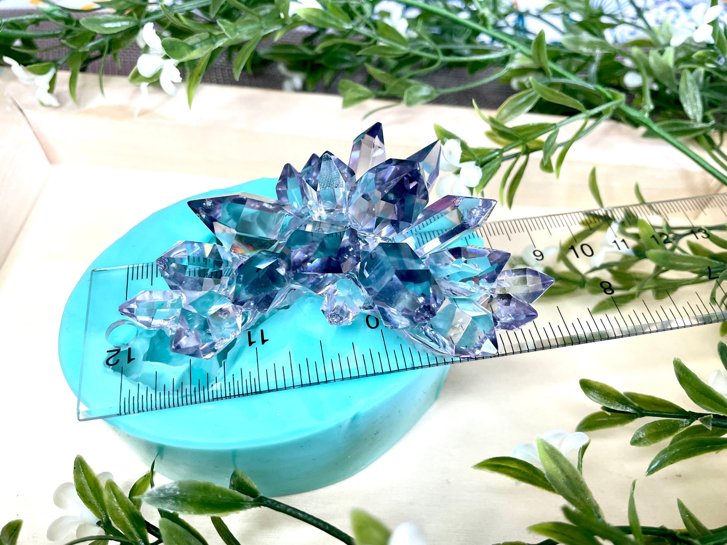 New Luxury High Quality Crystal Silicone Mold || Crystal Cluster Silicone Mold || Geode Crystal Cluster Mold