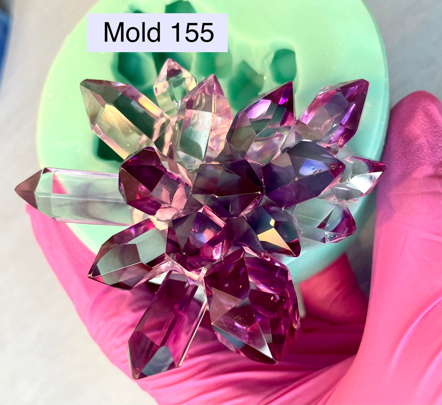 Crystal Cluster Silicone Mold || Resin Crystal Mold || Classique Mold 155 ||