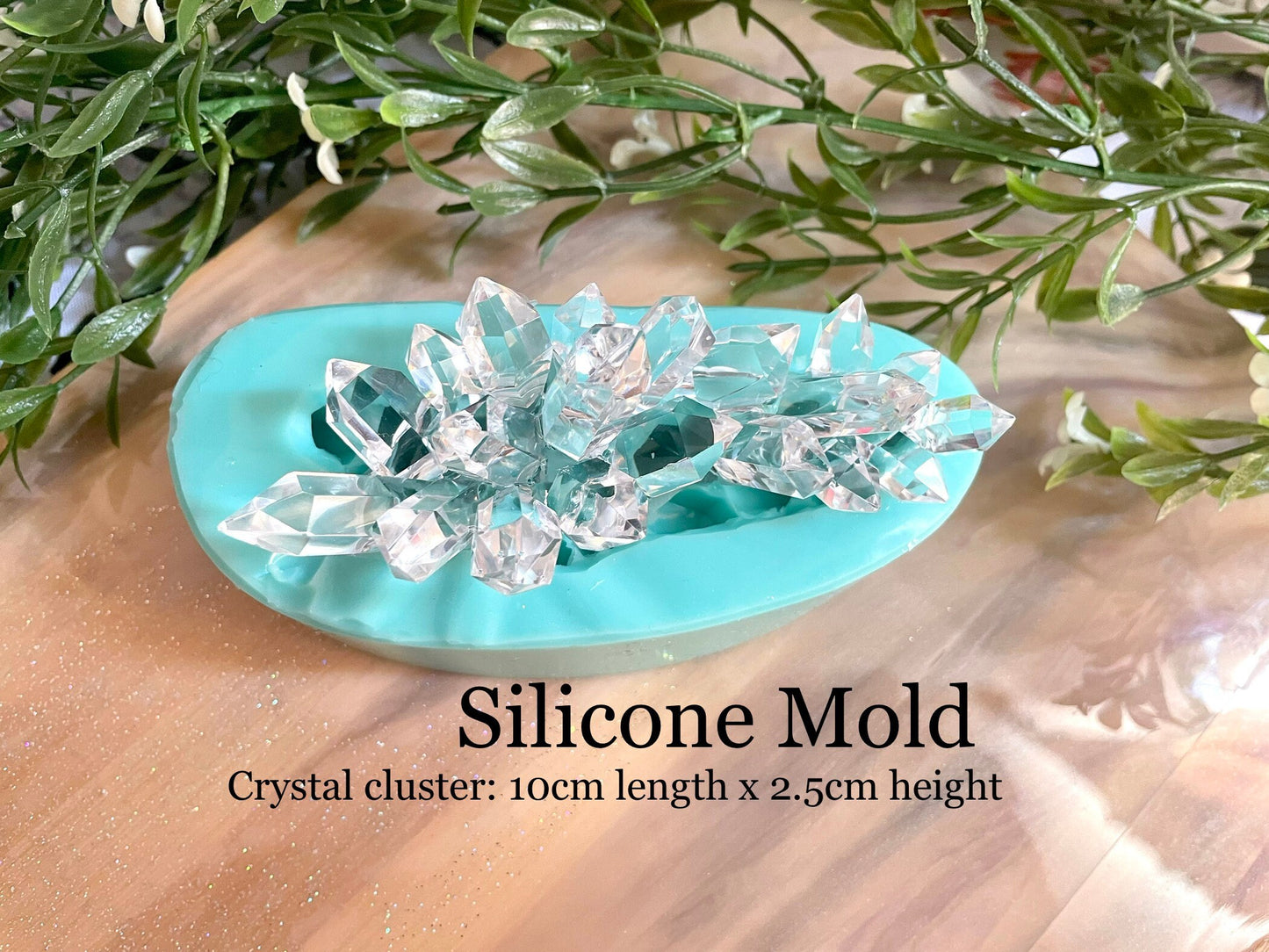 Long Crystal Cluster Silicone Mold || Resin Crystal Mold || High Quality Silicone Mold ||