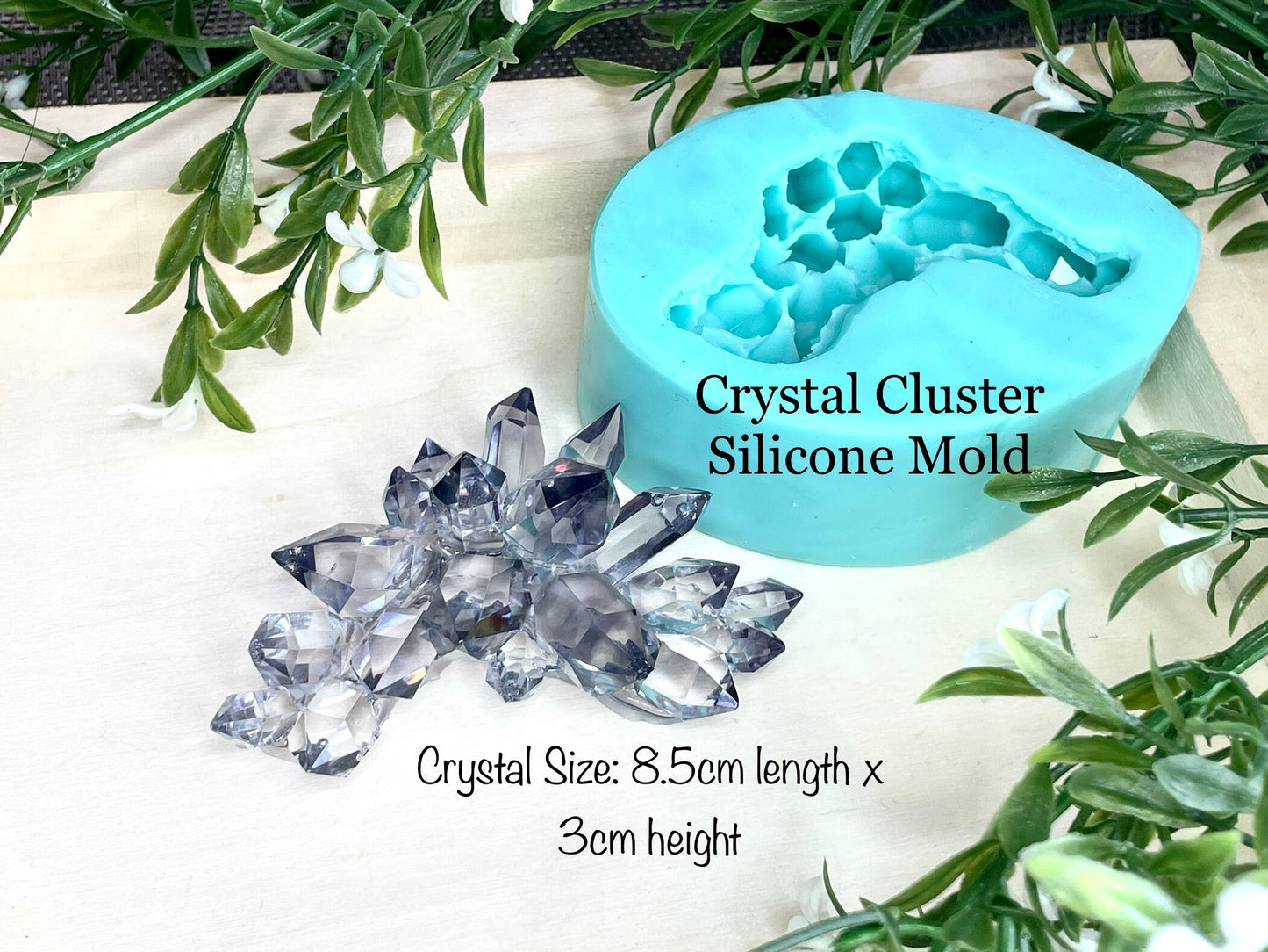 New Luxury High Quality Crystal Silicone Mold || Crystal Cluster Silicone Mold || Geode Crystal Cluster Mold