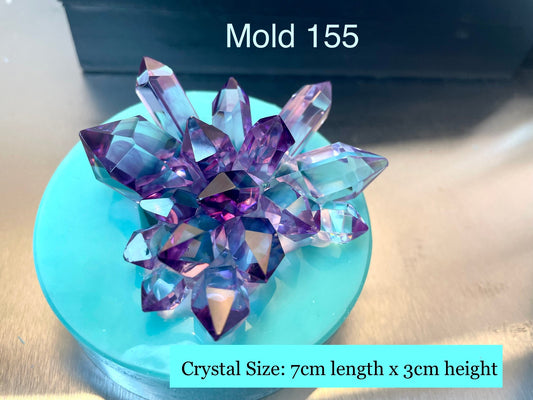 Crystal Cluster Silicone Mold || Resin Crystal Mold || Classique Mold 155 ||