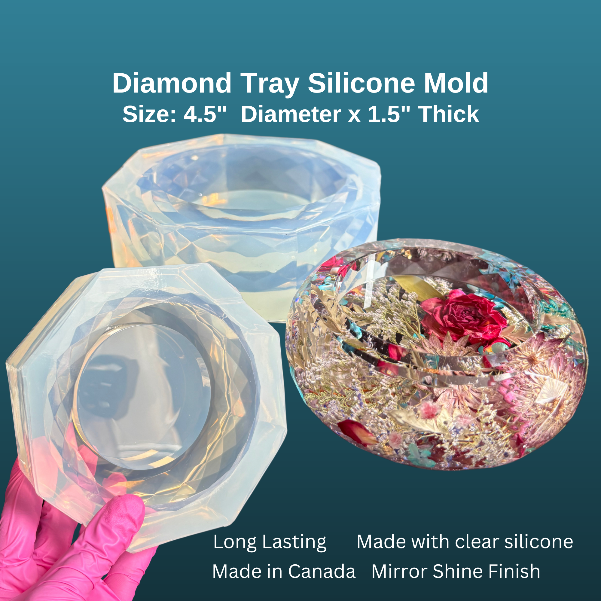 Diamond Tray Silicone Mold – Classique Molds Shop Inc