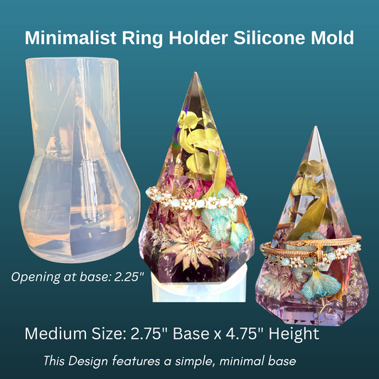 Minimalist Medium Ring Holder Silicone Mold