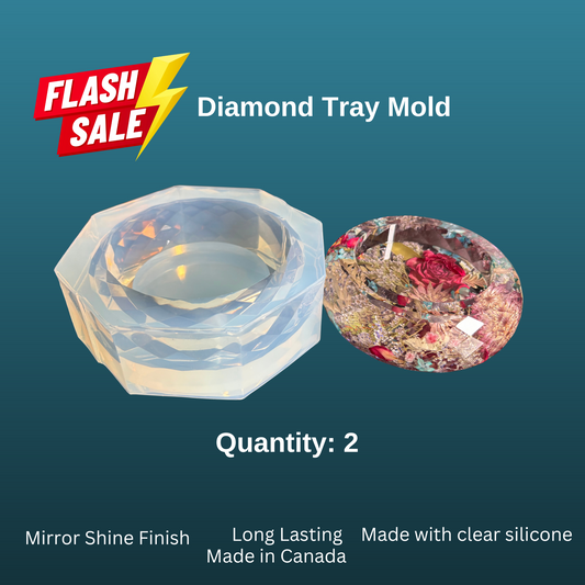 2x Diamond Tray Silicone Mold - SALE!!