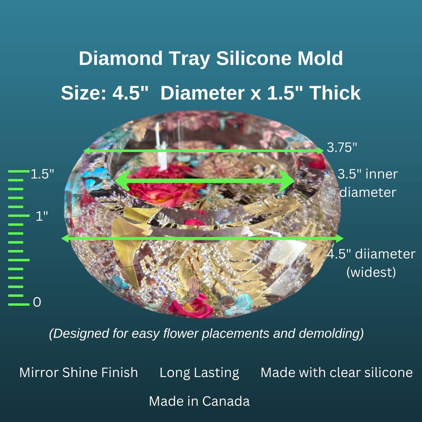 2x Diamond Tray Silicone Mold - SALE!!