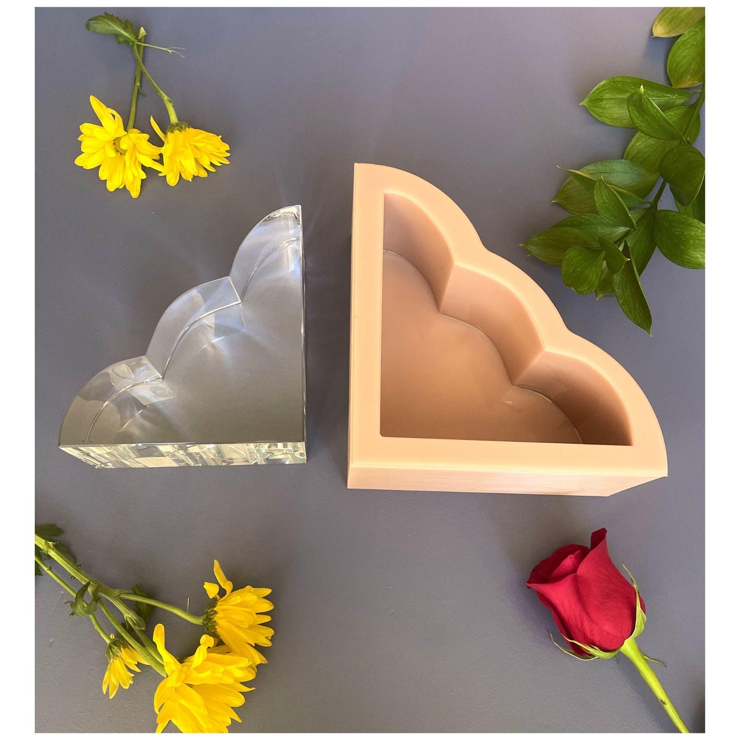 Arched Silicone Molds for Resin, Resin Preservation Bookend Molds, Curved Bookend Molds, Deep Resin Molds, Concrete Mold