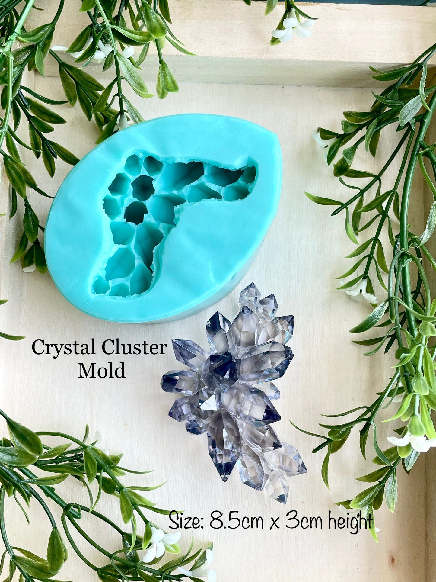 New Luxury High Quality Crystal Silicone Mold || Crystal Cluster Silicone Mold || Geode Crystal Cluster Mold